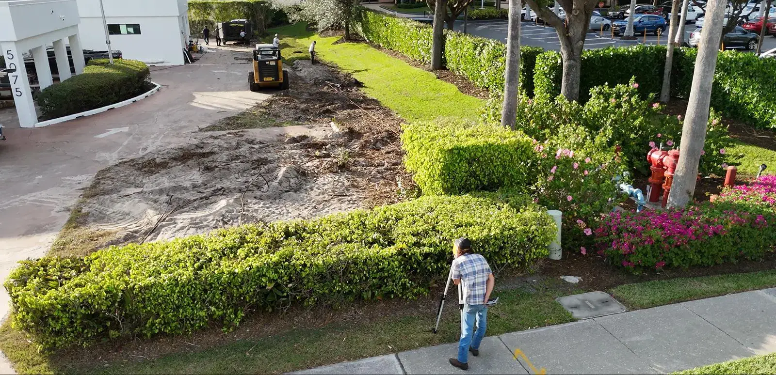 Grading work by Hector Tractor in Southwest Florida