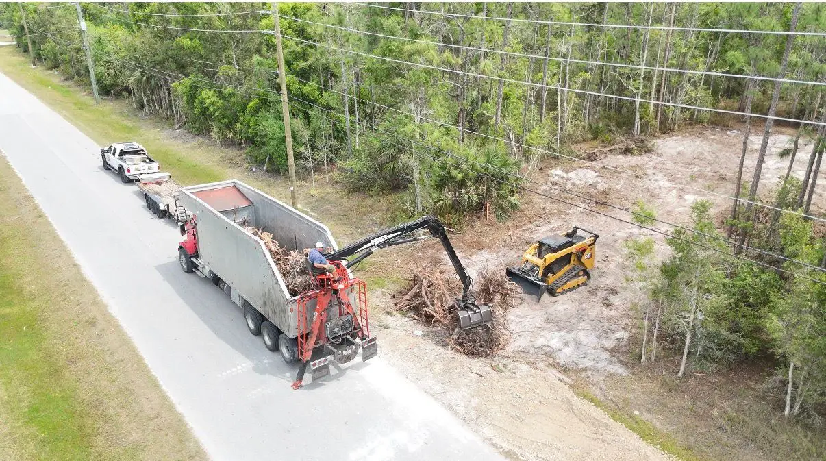Debris Removal work by Hector Tractor in Southwest Florida